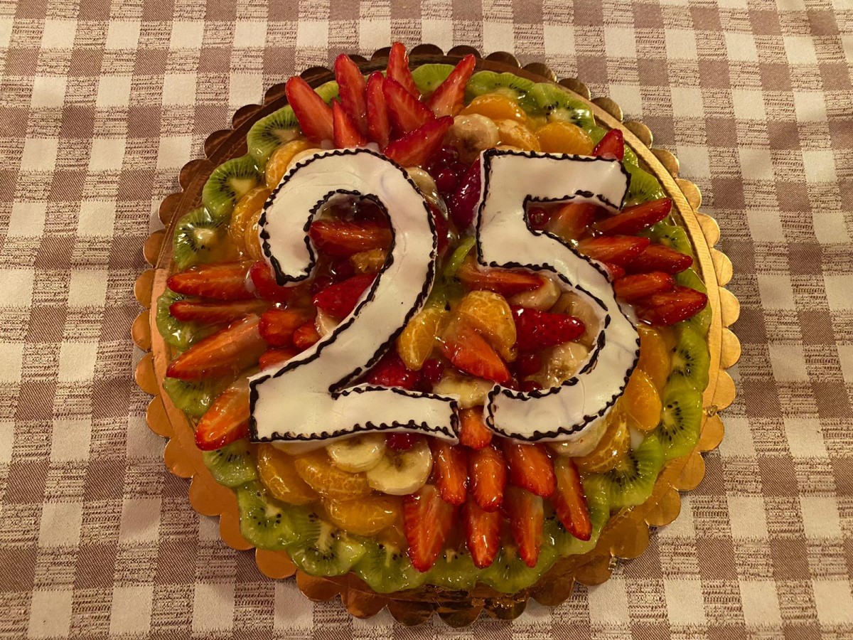 Torta per il compleanno della Contatto